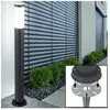ETC-SHOP Lampe sur pied en acier inoxydable pour allée de jardin Lampe...