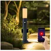 Etc-shop - Lampadaire d'éclairage extérieur intelligent avec détecteur...