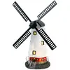 ETC-SHOP Lampe sur pied de moulin à vent solaire led multicolore décor...