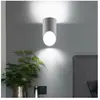ETC-SHOP Applique intérieure éclairage indirect blanc Wall Applique Up Down blanc, aluminium, 1x G9, LxlxH 10x12x20 cm