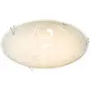 ETC-SHOP Applique murale plafonnier applique lampe de cuisine lampe de salon, vrilles de fleurs avec cristaux de verre blanc, 1x led 8Watt 500 lumens blanc