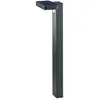 Etc-shop - Lampadaire Lampe de jardin en acier inoxydable avec détecte...