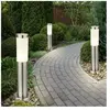 Etc-shop - Lot de 3 lampadaires d'extérieur douilles d'éclairage sur p...