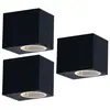 ETC-SHOP Lot de 3 spots extérieurs down spot lampes éclairage façade a...