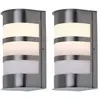 ETC-SHOP Lot de 2 lampes de façade pour porte de maison à changement d...