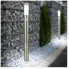 ETC-SHOP Lot de 2 lampes d'extérieur lampadaire en acier inoxydable éc...