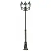 ETC-SHOP Lampe d'extérieur candélabre lampadaire lanterne télécommande dans un ensemble comprenant des ampoules led rvb