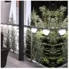 ETC-SHOP Ensemble de 8 lumières de clôture extérieure solaire de lampe...