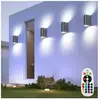 ETC-SHOP Ensemble de 4 rgb led alu Up Down Appliques Murales Façade Pa...