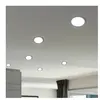 ETC-SHOP Spot encastrable led plafonnier cuisine spot encastrable chrome plafonnier rond, 6W 500lm blanc chaud, DxH 8,5x1,5 cm, lot de 6