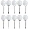 ETC-SHOP Ensemble de 10 lampes solaires extérieures à led pour piquet ...