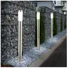 ETC-SHOP Lot de 3 lampadaires d'extérieur led pour terrasses en acier ...