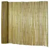KARAT Brasil, Canisse en bambou fendu naturel, Clôture en bambou, Idéale pour jardin, balcon et terrasse, 100 x 300 cm