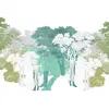 Fotobehang ForestBlot1 DD117890 A.S. Création Atelier 47 | 3D Fotobeha...