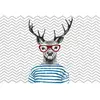 Fotobehang ModernDeer1 DD118170 A.S. Création Atelier 47 | 3D Fotobeha...