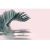 Fotobehang PalmLeafWater DD119785 A.S. Création ARTist Groen Roze Vlie...