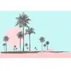 Fotobehang MiamiBeachSunrise1 DD119761 A.S. Création ARTist Blauw Roze...