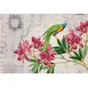 Fotobehang BirdDiscovery1 DD119717 A.S. Création ARTist Groen Roze Vli...