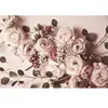 Fotobehang FlatLayFlower DD119881 A.S. Création ARTist Roze Wit Vlies ...