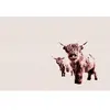 Fotobehang HighlandCows DD119829 A.S. Création ARTist Beige Creme Vlie...