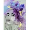Fotobehang Lady1 DD120009 A.S. Création ARTist Grijs Paars Vlies 270 x...