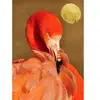 Fotobehang FlamingoinSun DD119957 A.S. Création ARTist Goud Rood Vlies...