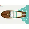 Fotobehang Riva DD120145 A.S. Création ARTist Blauw Bruin Vlies 200 x ...