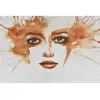 Fotobehang WatercolourFace1 DD120189 A.S. Création ARTist Oranje Terra...