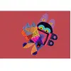 Fotobehang looneyland1 DD121920 Livingwalls Walls by Patel 3 Rood Blau...