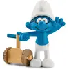 Figurine - SCHLEICH - Schtroumpf Pressé - Blanc - Coloris Unique - Enfant