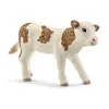 Figurine Schleich 13802 - Veau Simmental - Animal de la ferme