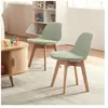 en.casa Chaise de bureau Elvdal lot de 2 pour enfants vert menthe