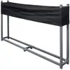 Haardhoutrek / Opslagrek voor haardhout   Metalen houtopslag met afdek...