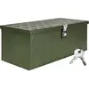 Disselbak, groene gereedschapskist, vrachtwagenbak, aluminium kist, aa...