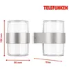 TELEFUNKEN - 320404TF Lampe extérieure LED IP44, 4000 K, blanc neutre,...