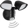 TELEFUNKEN - Applique murale extérieure LED avec capteur, orientable 1...