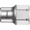 Wera Douille à carré Zyklop avec emmanchements 1/4" et hexagonal Hex 11, 5.5 mm