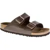 Birkenstock Arizona Sandale avec double bande et fermeture avec boucles, Dark Brown 051703, 39 EU Stretta