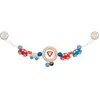 Goki Houten Wandelwagenketting Auto's met Clips