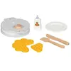 Goki Houten Wafelijzer met Accesoires, 9dlg.