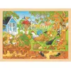 Goki de jardin en bois de scie sauteuse 96 pièces