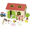 Goki - Ferme + Animaux en bois