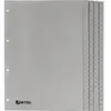HETZEL Intercalaires numériques en plastique, 1-100, A4