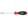 TOOLLAND Wiha Tournevis SoftFinish® Tournevis à douille six pans avec lame ronde 5.0 mm x 125 mm (01020)