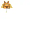 Playshoes - Paraplu voor kinderen - Muis met 3D oren - Geel - maat Onesize