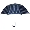 Playshoes - Kinder paraplu met stippen - Donkerblauw - maat Onesize