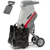 Broyeur de végétaux électrique 2500W 2 Lames acier trempé Branches jus...