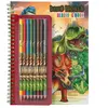 Depesche - Dino World kleurboek met kleurpotloden
