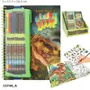 Dino World Kleurboek met Kleurpotloden