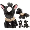 Depesche - Miss Melody knuffel paard Black Angel - 20 cm